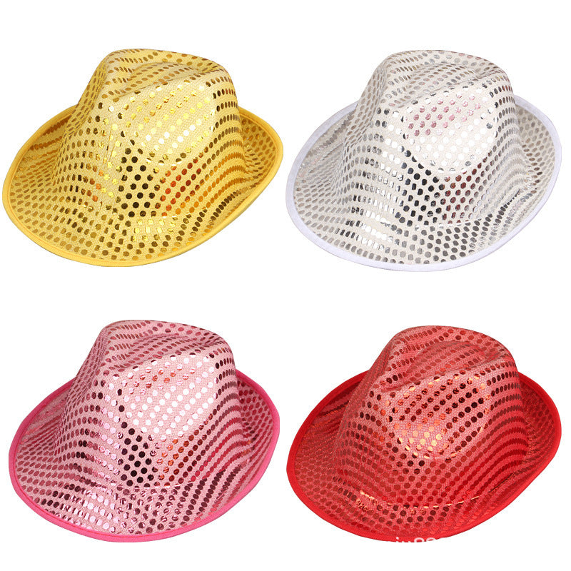 Shimmering Party Fedora Hat