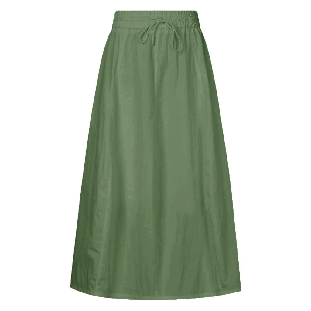 Women's Maxi Skirt with Elastic Waistband