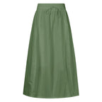 Women's Maxi Skirt with Elastic Waistband