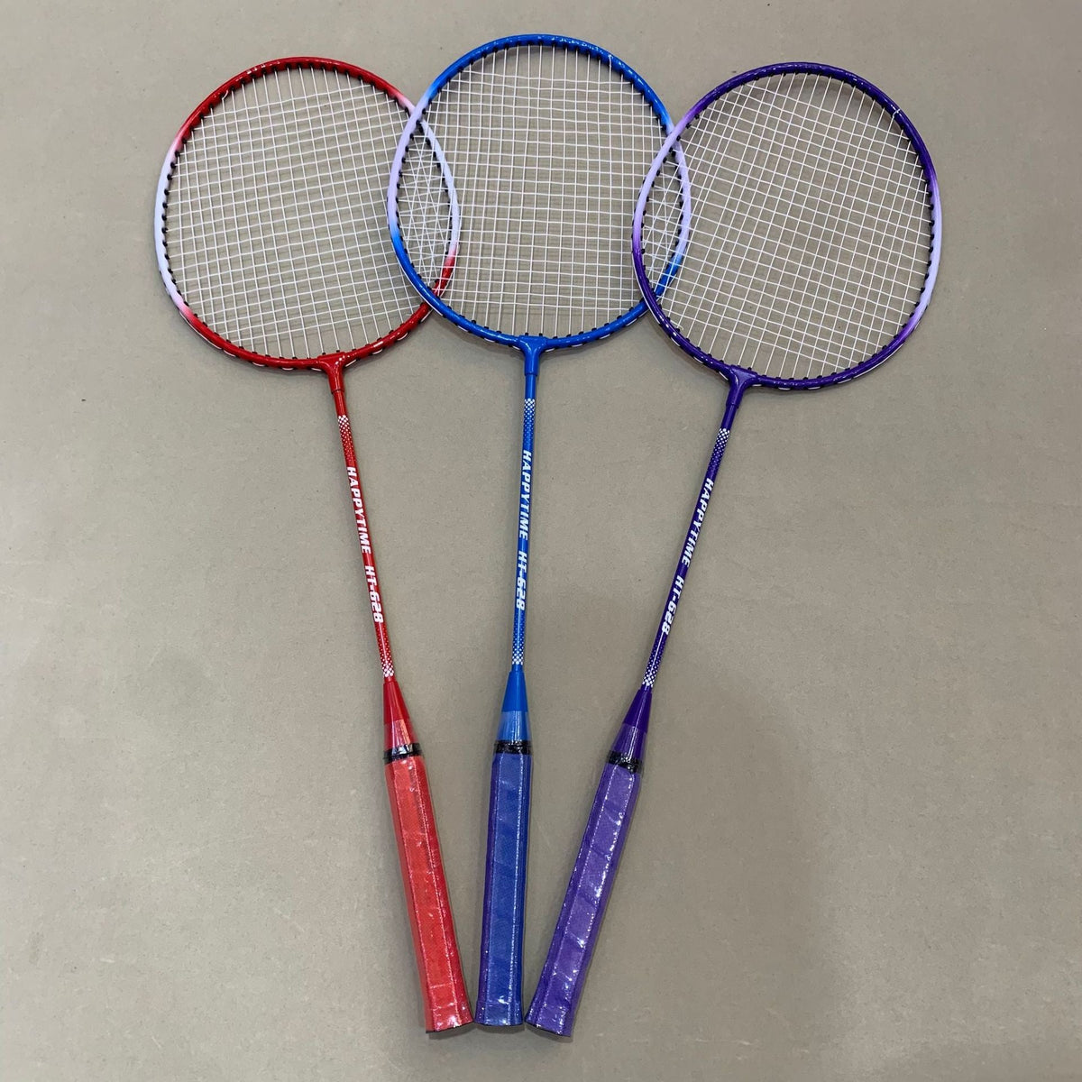 Kalsten Badminton Racket Set with Multicolored Rackets and Protective Cover