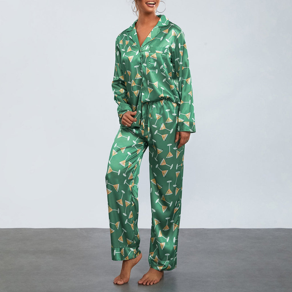 Women's Striped Pajama Set