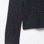 Women's Elegant Cardigan with Detachable Collar