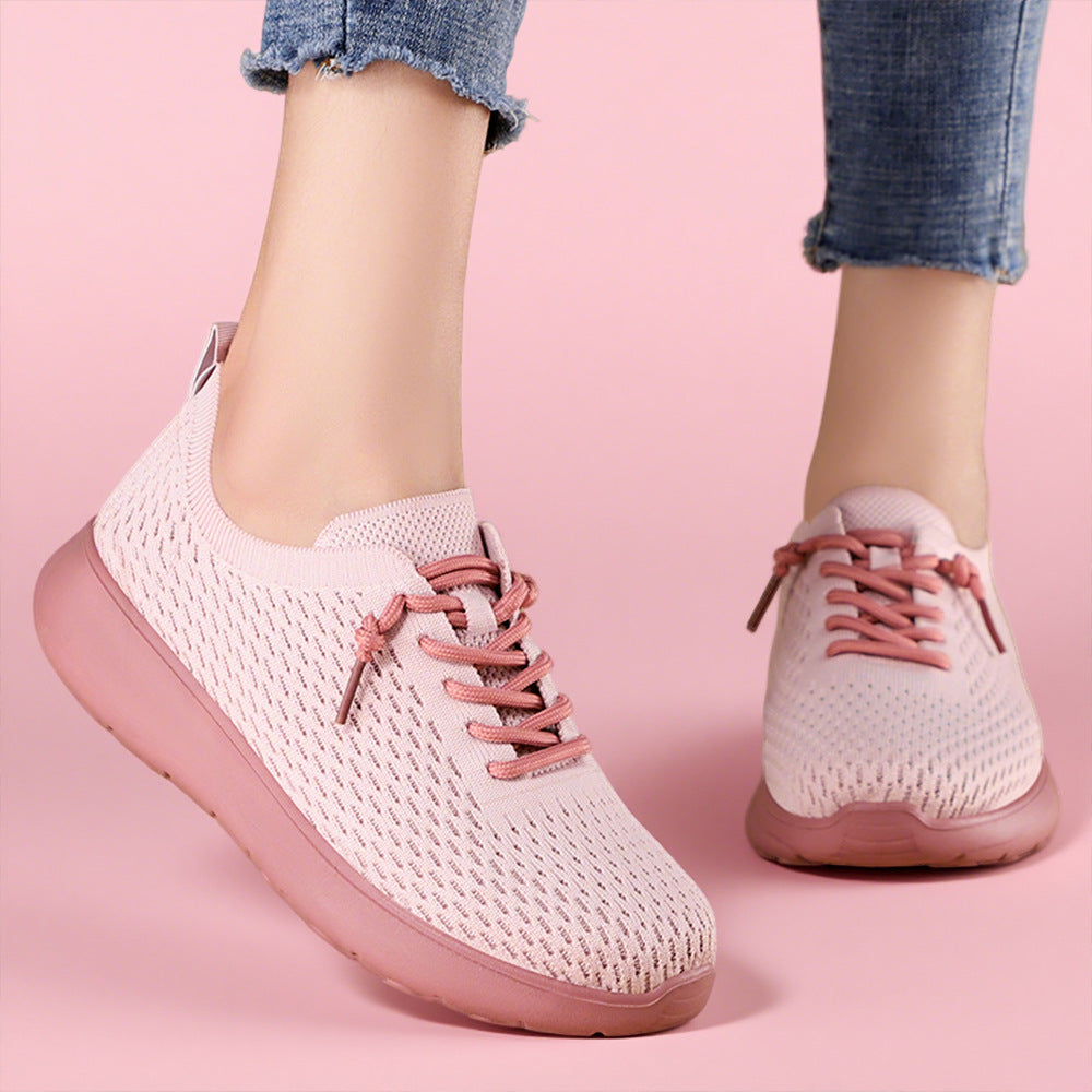 Women's Breathable Casual Sneakers with Flexible Upper