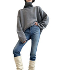 Cozy Fine Knit Turtleneck Sweater