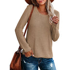 Women's Chunky Knit Sweater with Textured Design