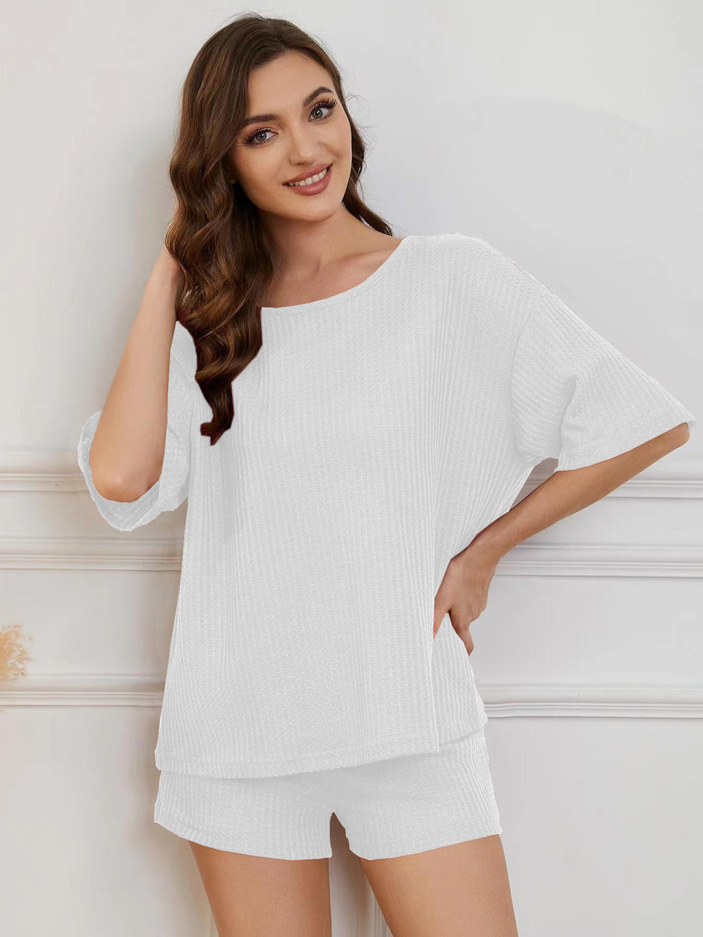 Women's Comfortable Oversized Top and Shorts Set