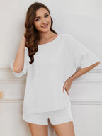 Women's Comfortable Oversized Top and Shorts Set