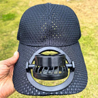 Breathable sports cap with removable USB fan Kalsten