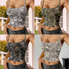 Women's Sleeveless Camouflage Top