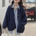 Women's Cozy Cardigan with Large Pockets and Button Detail