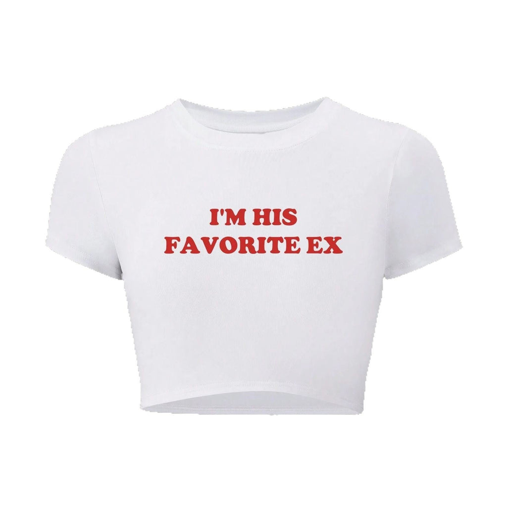 Women's Crop T-Shirt with Captivating Statement Print