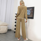 Elegant and Cozy Knit Loungewear Set