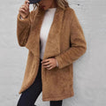 Women's Fluffy Open-Front Coat