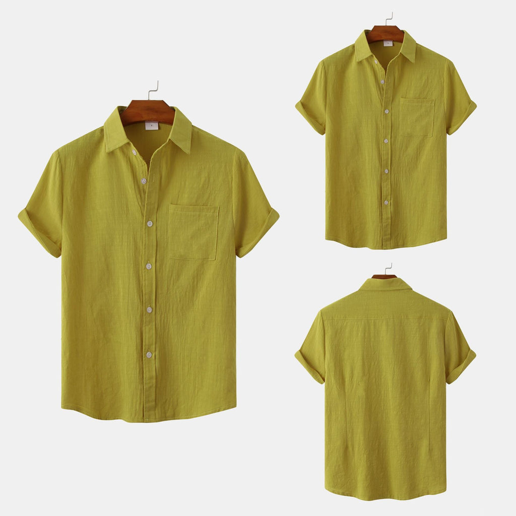 Women's Short Sleeve Shirt with Chest Pocket