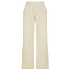 Women's Fluffy Joggers with Elastic Waist and Side Pockets