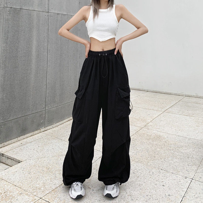 Women's Wide-Leg Cargo Pants with Practical Pockets