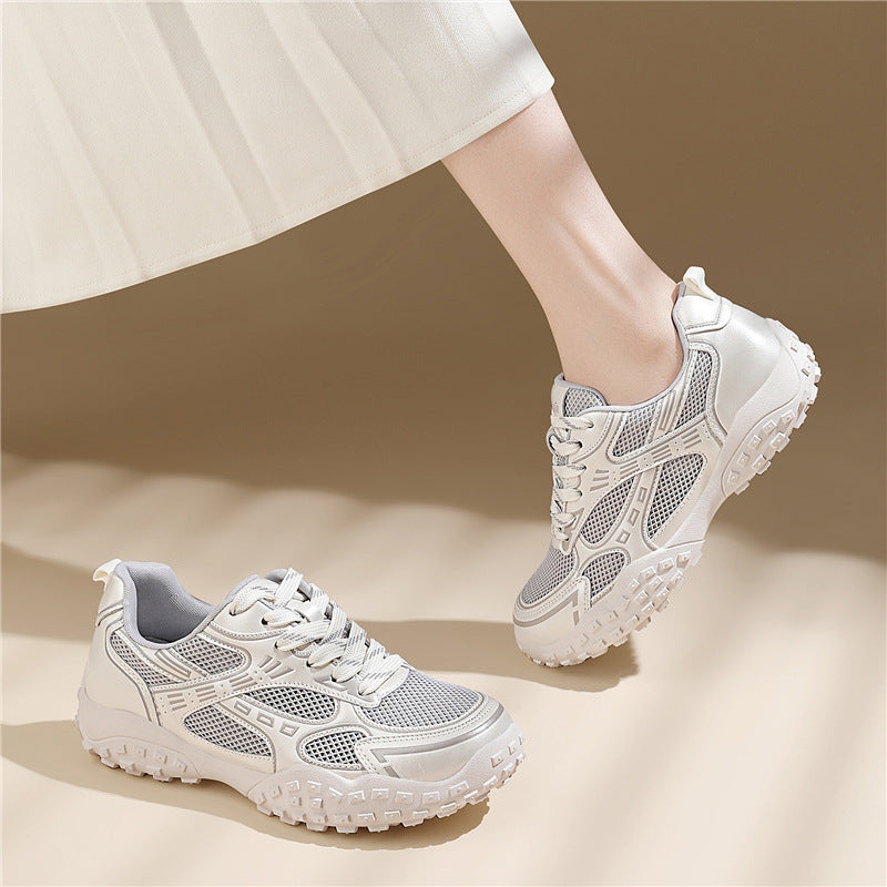 Women's Breathable and Non-Slip Sneakers with Versatile Tread