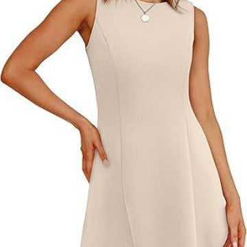 Sleeveless A-Line Dress
