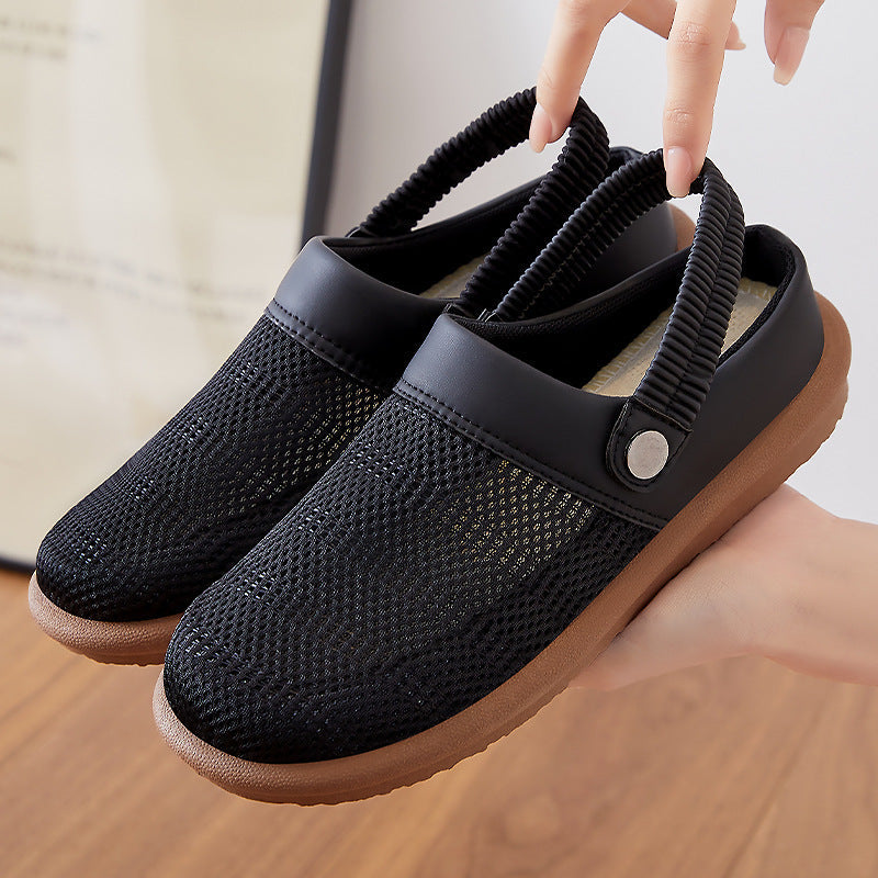 Women's Breathable Clogs with Elastic Strap