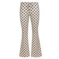Women's Polka Dot Flared Pants
