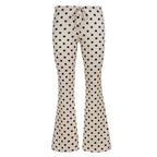 Women's Polka Dot Flared Pants