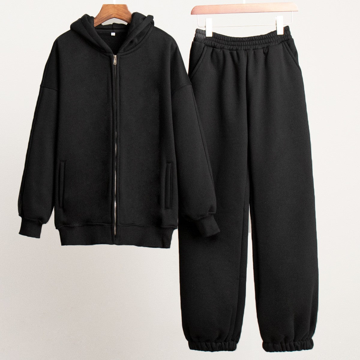 Women's Comfortable Leisure Set with Hood and Elastic Waistband