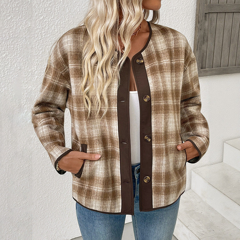 Women's Plaid Overshirt