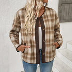 Women's Plaid Overshirt