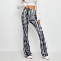 Women's Flared Leggings with Tie-Dye Design