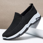 Women's Breathable Comfort Sneakers with Elastic Upper