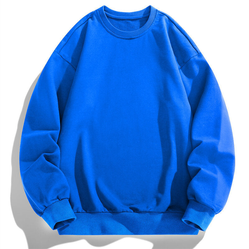 Women's Comfortable Sweatshirt with Casual Cut and Elastic Waistband