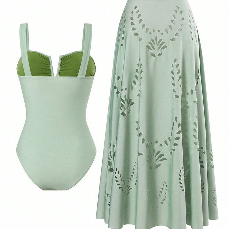 Women's Swimsuit with Matching Skirt