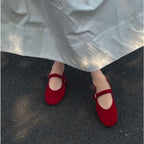 Women's Ballet Flats with Elegant Strap Design and Chic Leopard Print