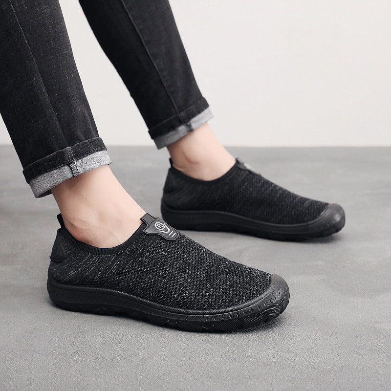 Women's Breathable Slip-On Sneakers with Elastic Insert