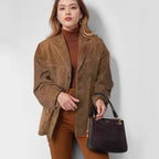 Elegant Suede Blazer