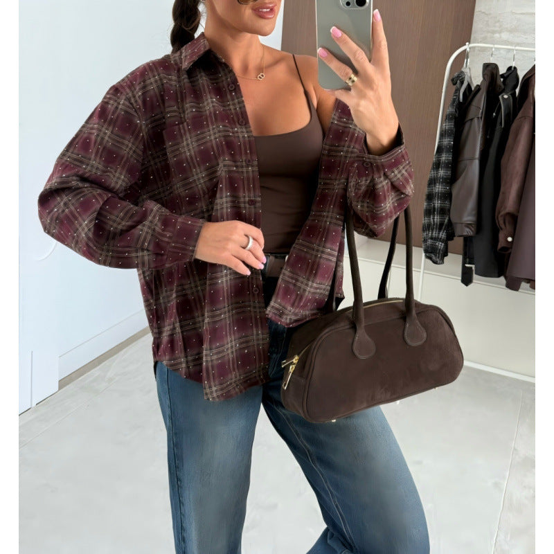 Women's Plaid Oversized Shirt