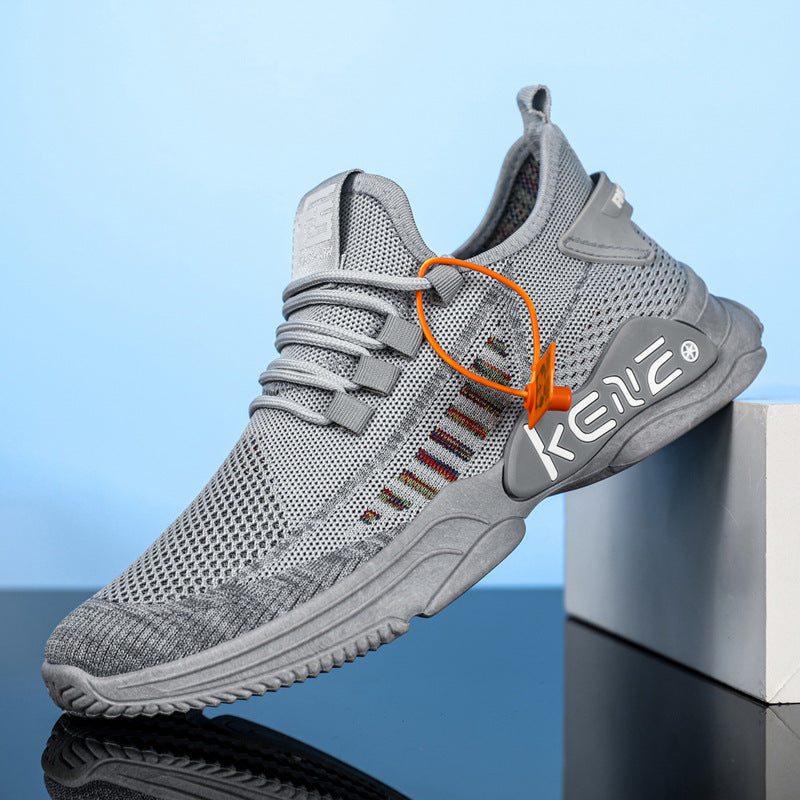Women's Breathable Casual Sneakers with Elastic Lacing System
