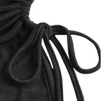 Women's Bandeau Top with Wrap Design and Adjustable Straps