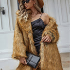 Women's Luxury Faux Fur Coat