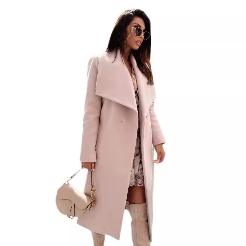 Elegant Trench Coat with Belt