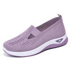 Women's Breathable Slip-On Sneakers with Elastic Design