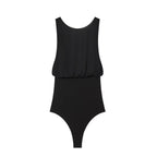 Women's Swimsuit with Decorative Ruffle and Flattering Cut