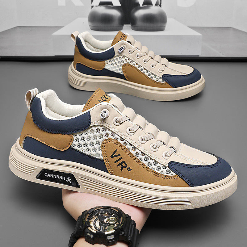 Women's Breathable Casual Sneakers with Modern Accents and Non-Slip Sole