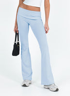 Women's High-Waisted Bootcut Leggings with Elastic Waist