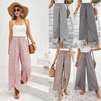 Women's Floral Maxi Skirt with Side Slit