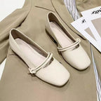Women's Ballet Flats with Knot Detail