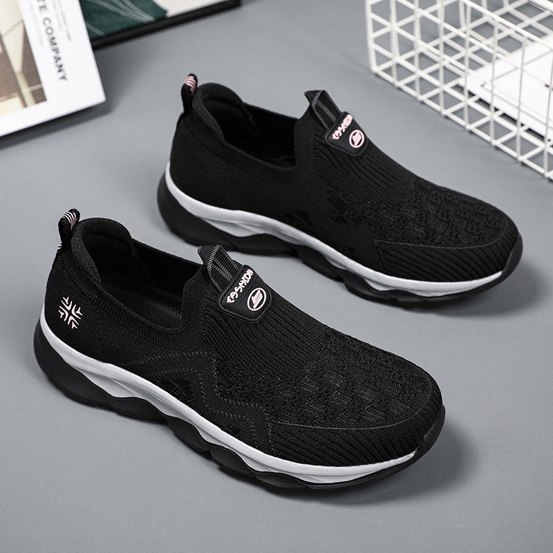 Women's Breathable Slip-On Sneakers with Flexible Midsole