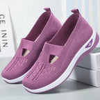 Women's Breathable Slip-On Sneakers with Elastic Design