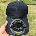 Breathable sports cap with removable USB fan Kalsten