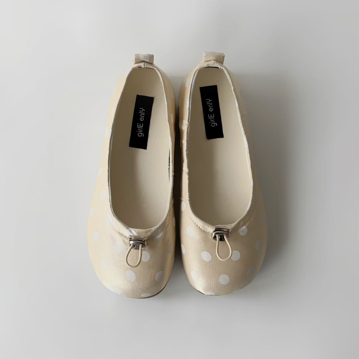 Women's Polka Dot Ballet Flats with Cushioned Footbed